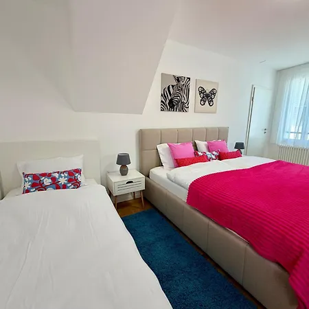 Appartement Duplex-wohnung Mit Dachterrasse Am Bodensee Staad